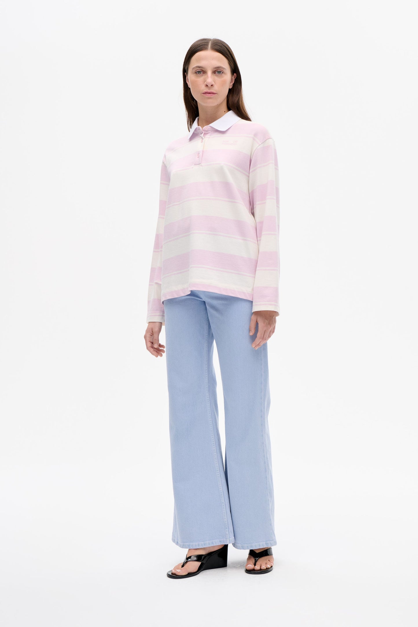 Jeanne Polo - Lilac Stripes