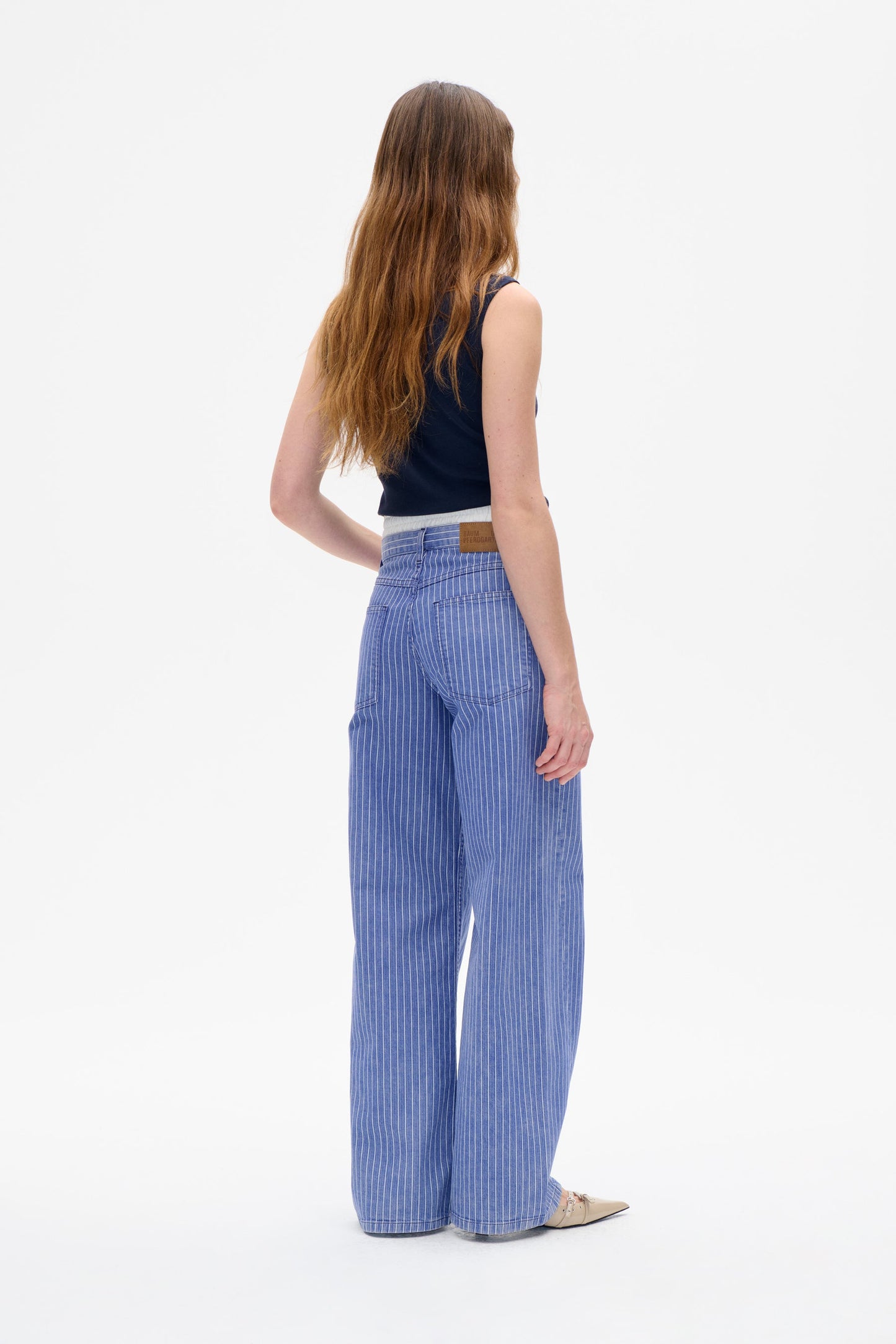 Nicolina Pants - Dutch Blue Stripe