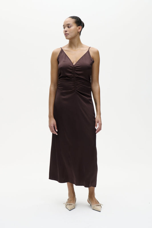 Atalia Dress - Coffee Bean Brown