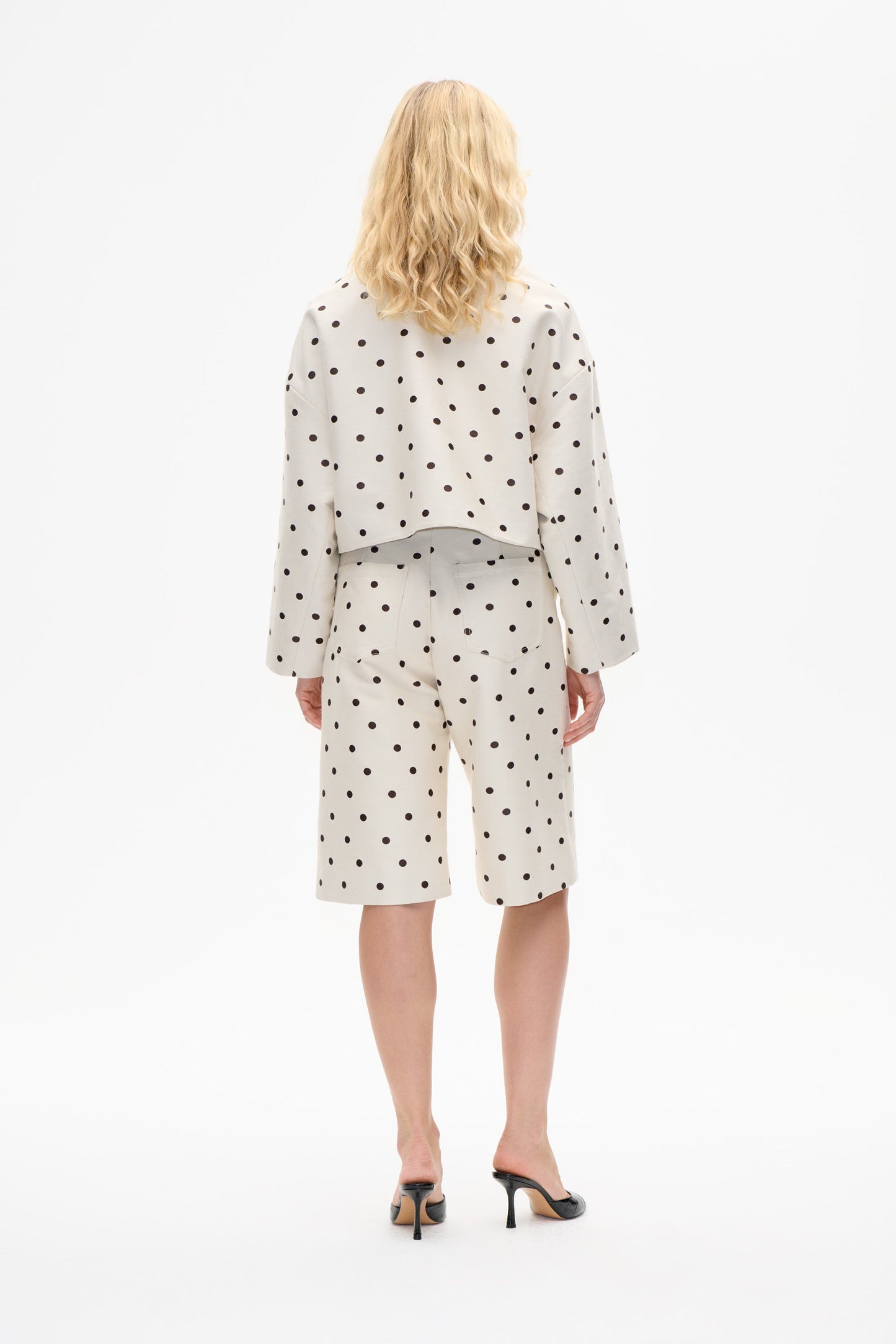 Bebeth Jacket - Egret Cream Dot