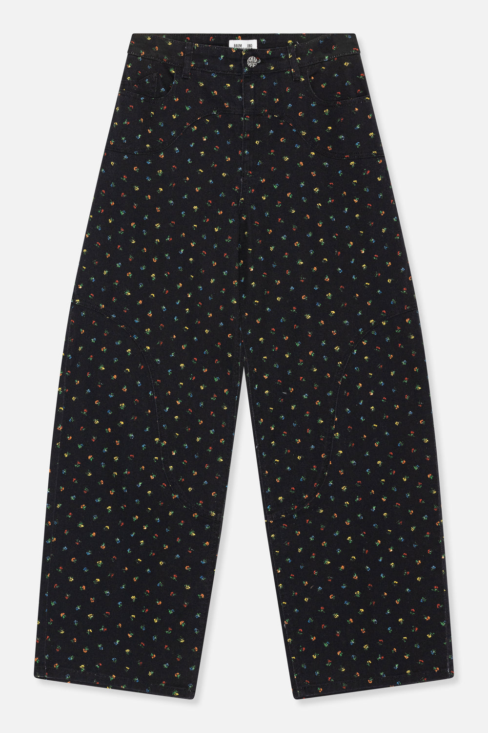 Napolen Jeans - Black-Petit-Flower