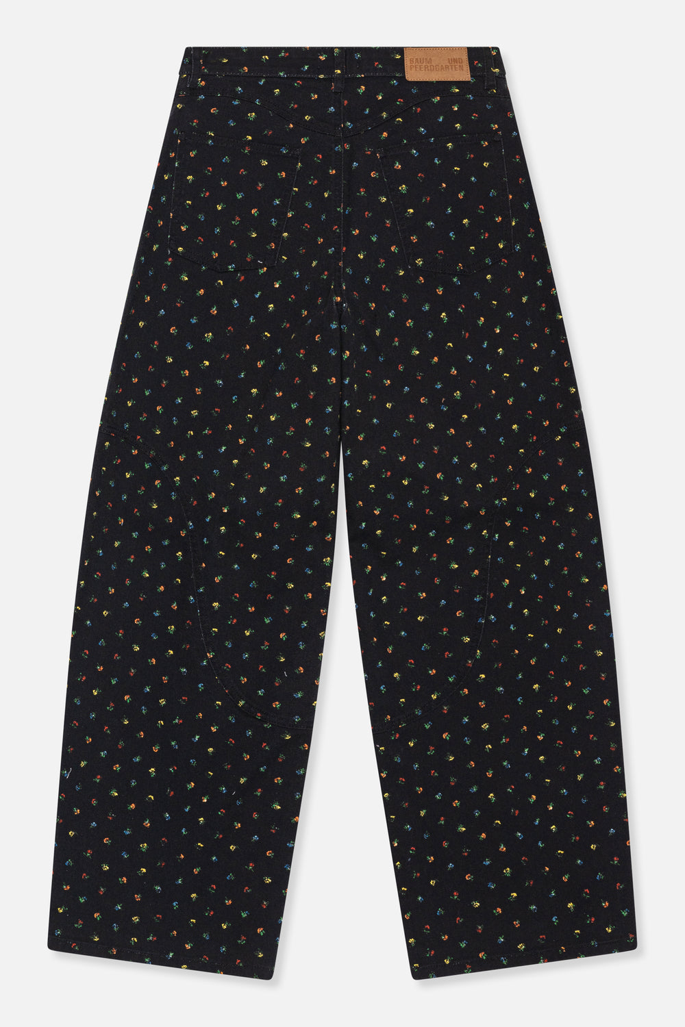 Napolen Jeans - Black-Petit-Flower