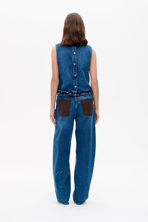 Nevin Jeans - Dark Blue Denim