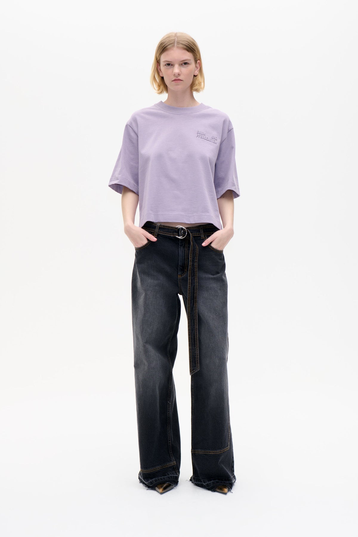 Jiana T - Shirt - Dusty Grey Lilac