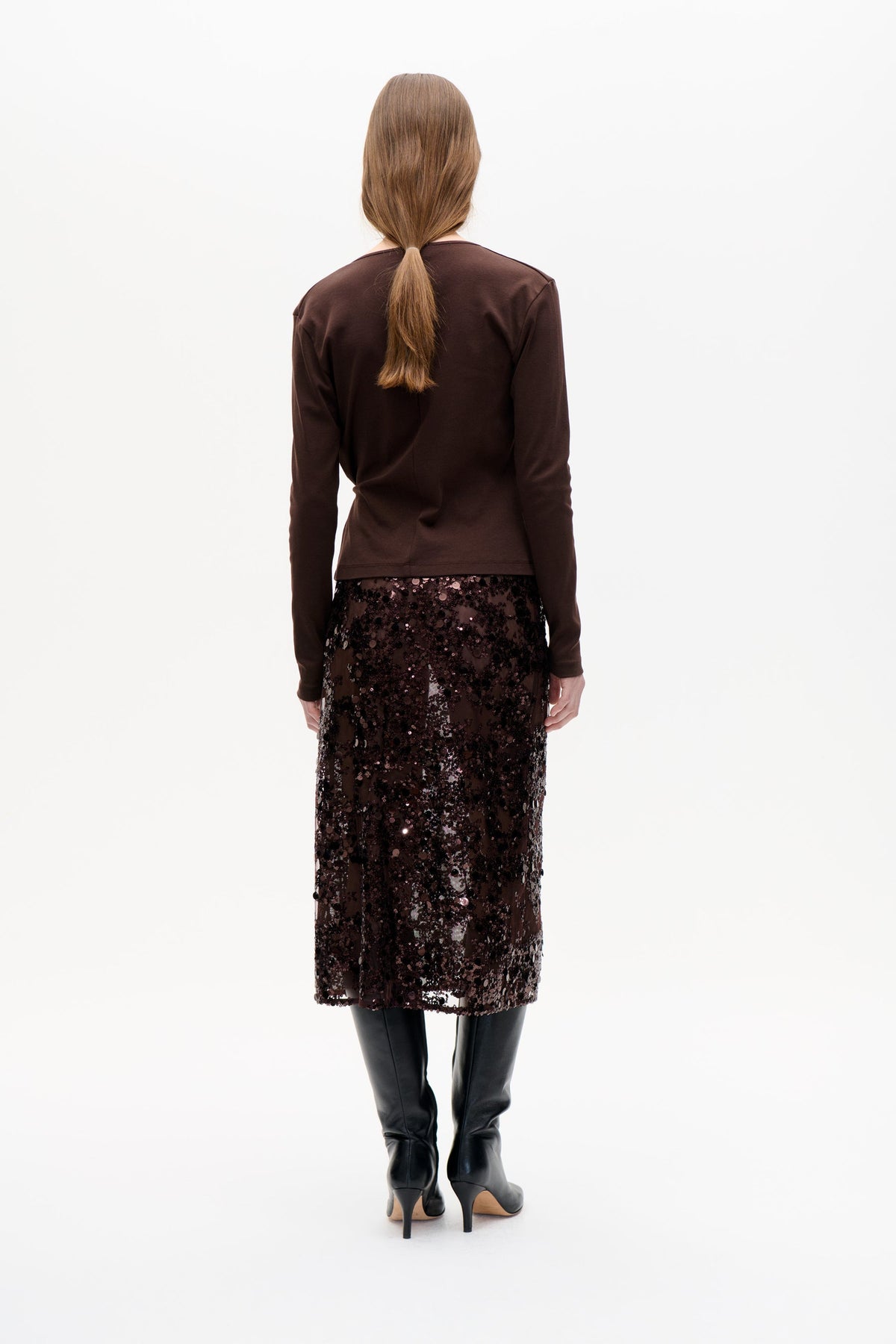 Shania Skirt - Coffee Bean Brown