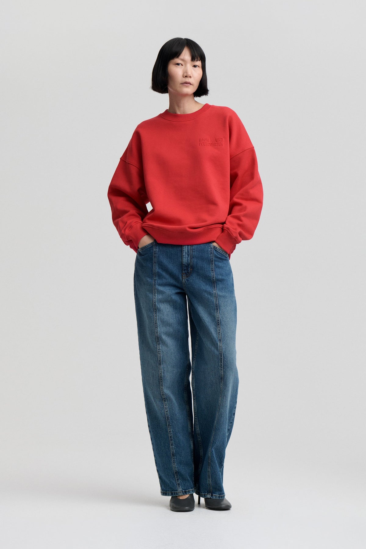 Julle Sweater - Crimson Red