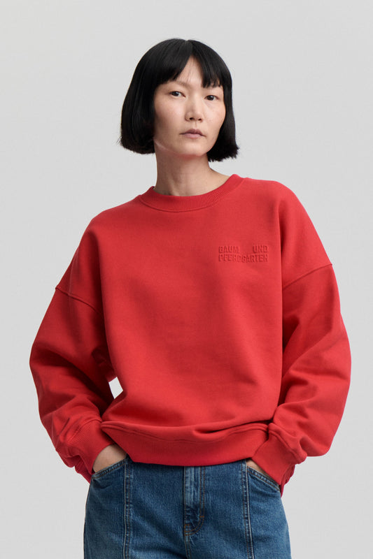 Julle Sweater - Crimson Red