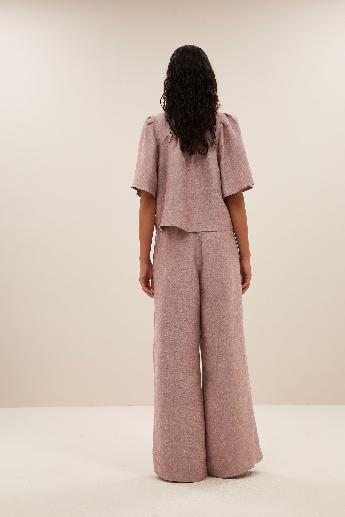 Blake Gloss Blouse - Mellow Rose