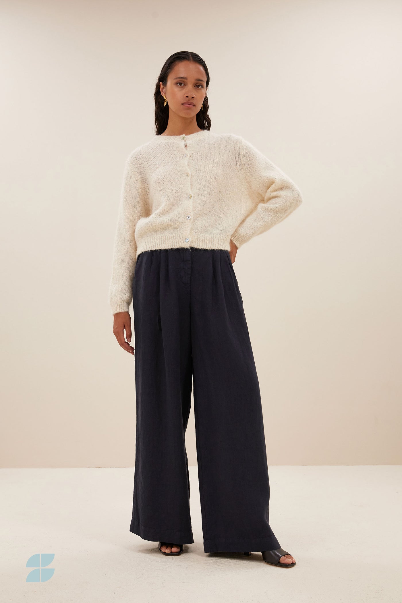 Cleo Natural Cardigan - Off White