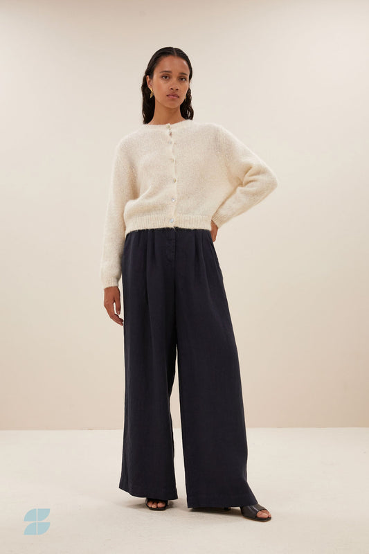 Cleo Natural Cardigan - Off White