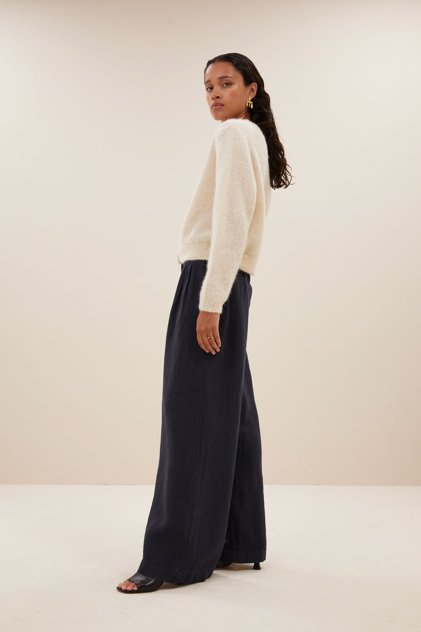 Cleo Natural Cardigan - Off White