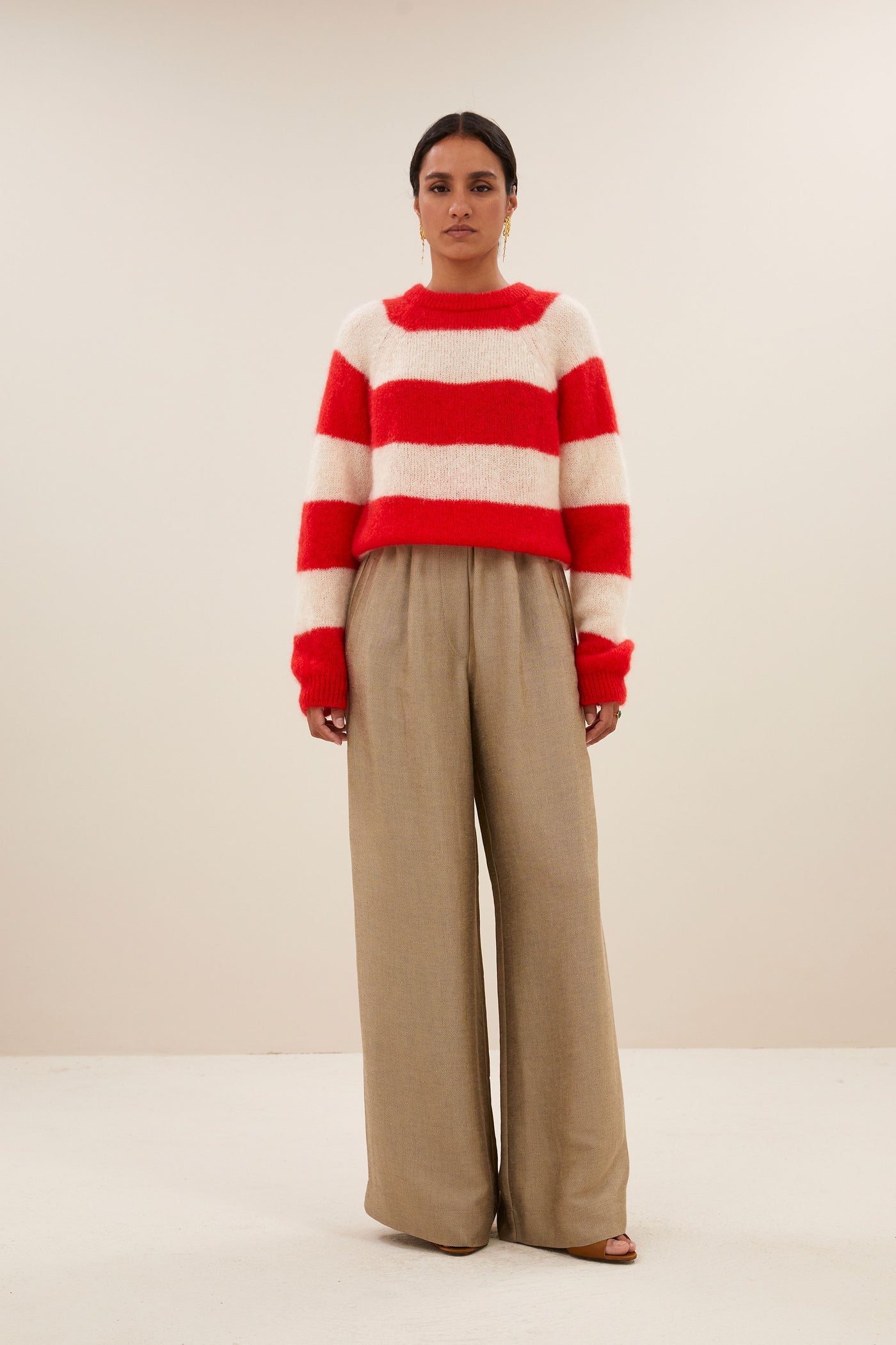 Benji Gloss Pants - Gold