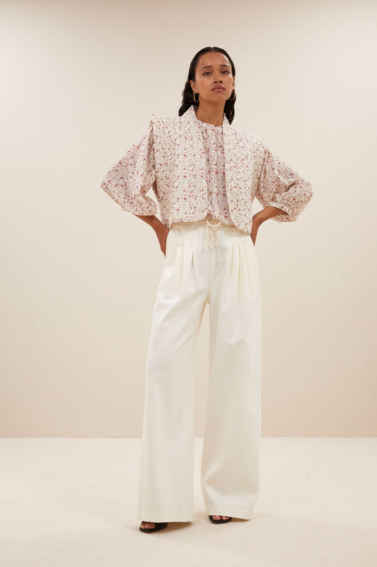 Isla Flower Jacket - Little Flower Print