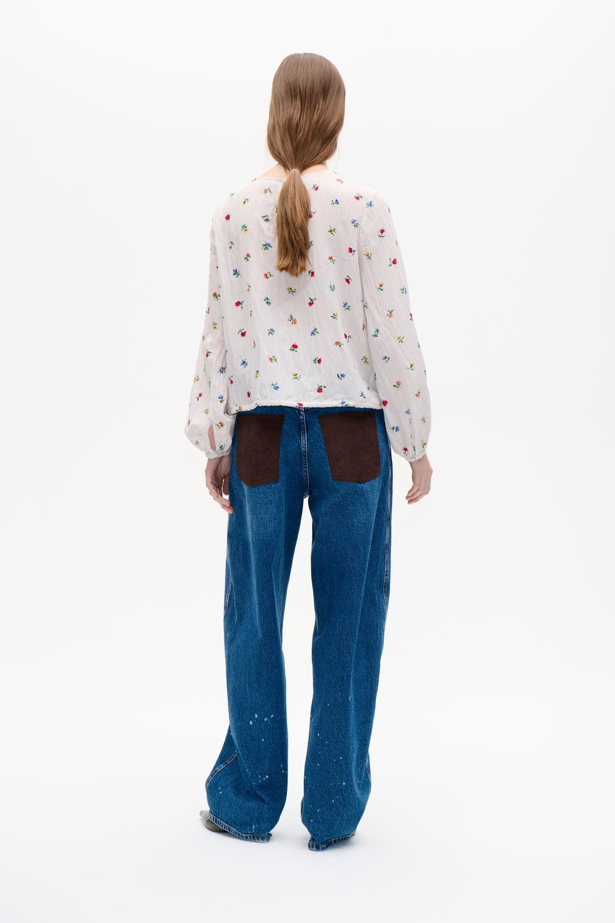 Milya Blouse - Light Petite Flower