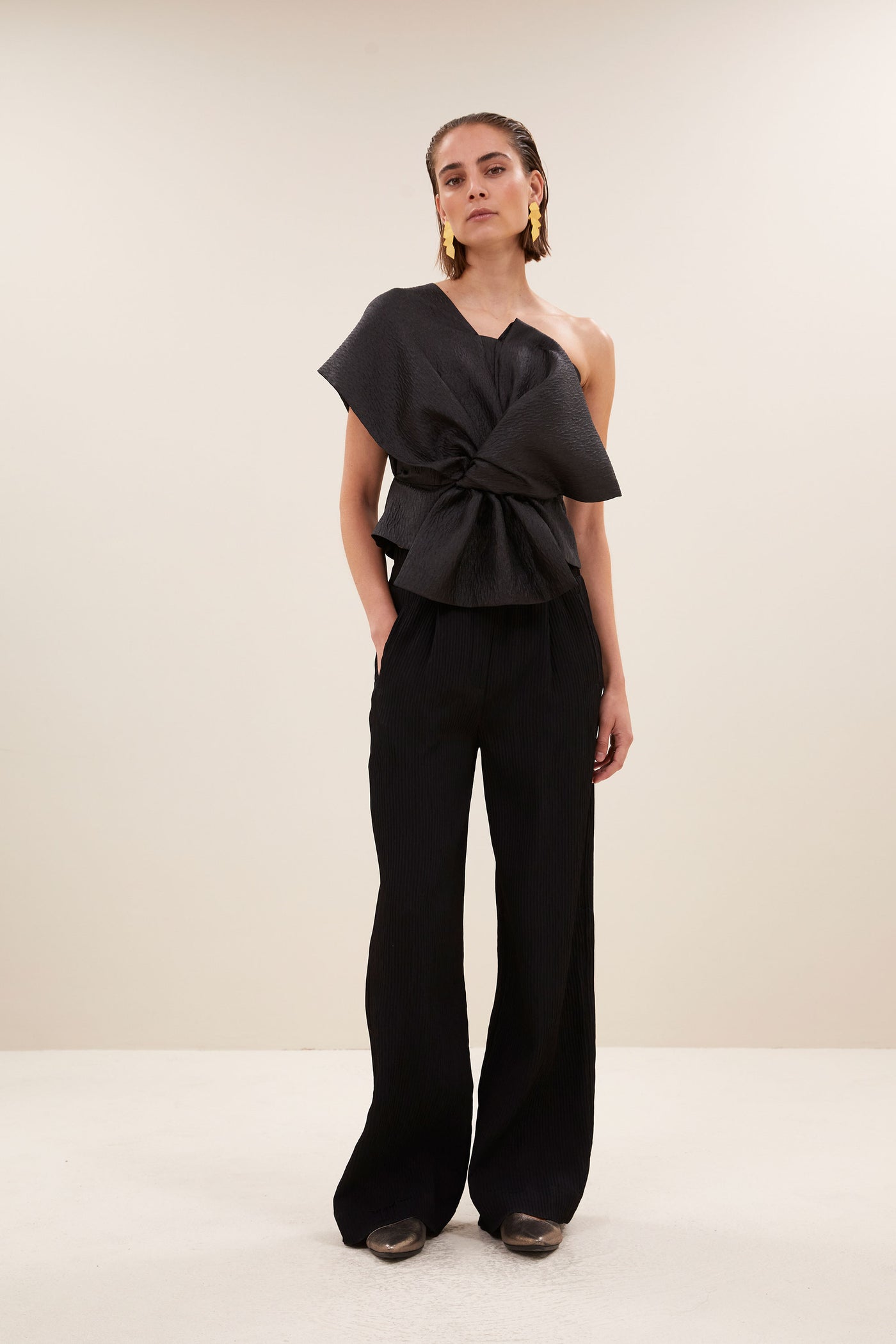 Jula Bubble Top - Jet Black