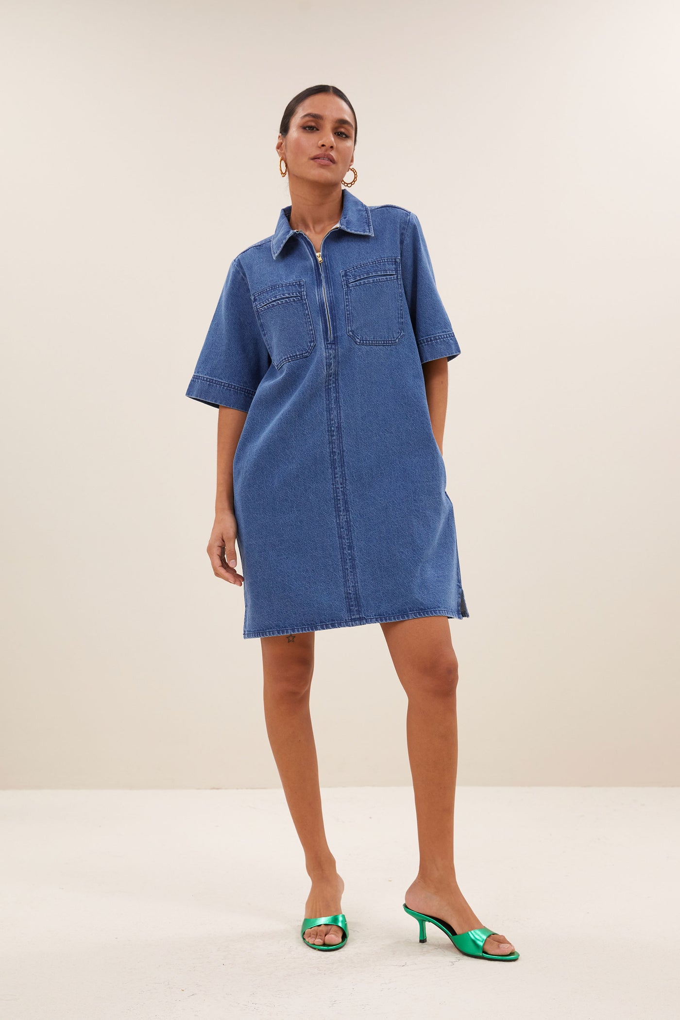 Philipe Dress - Medium Denim