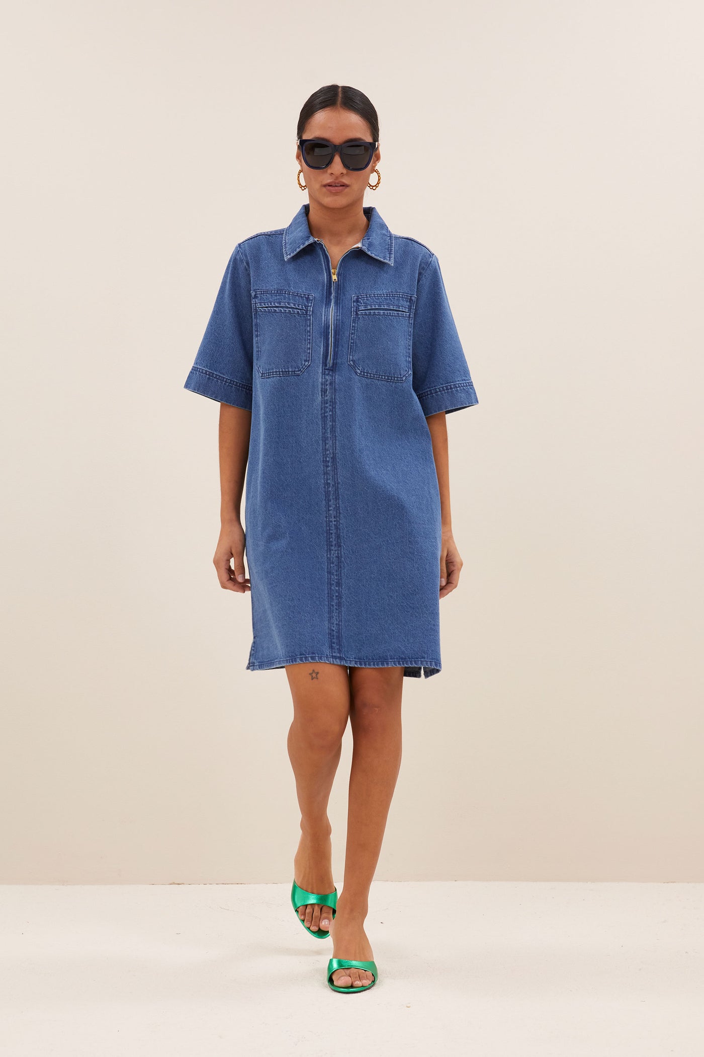 Philipe Dress - Medium Denim