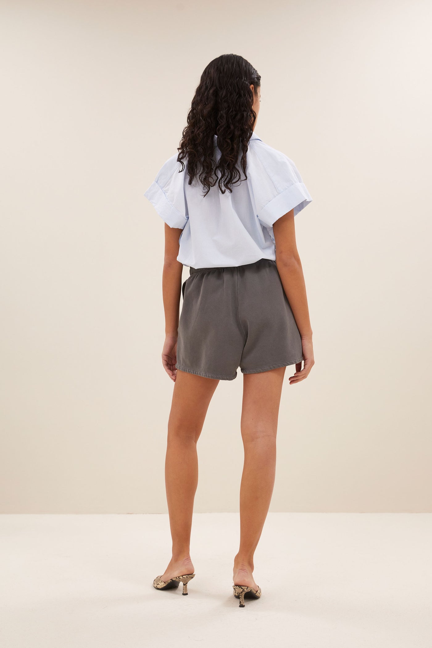 Kid Natural Shorts - Concrete