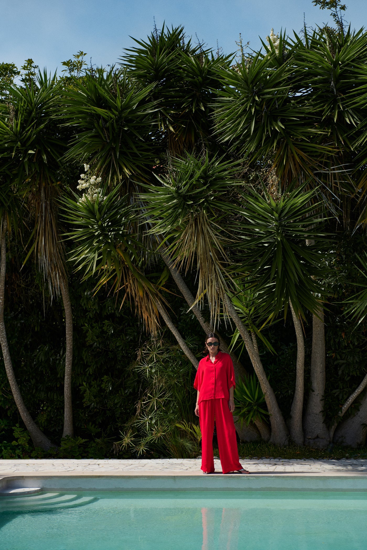 Benji Satin Stripe Pants - Lollipop