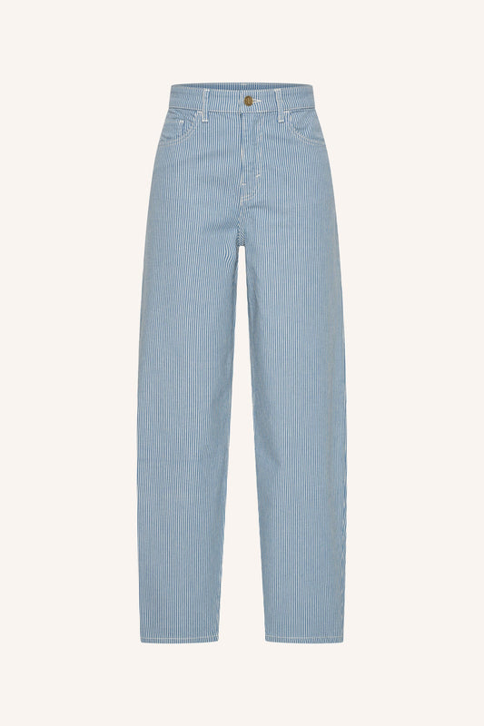 Lew Stripe Pants - Blue Milky Stripe