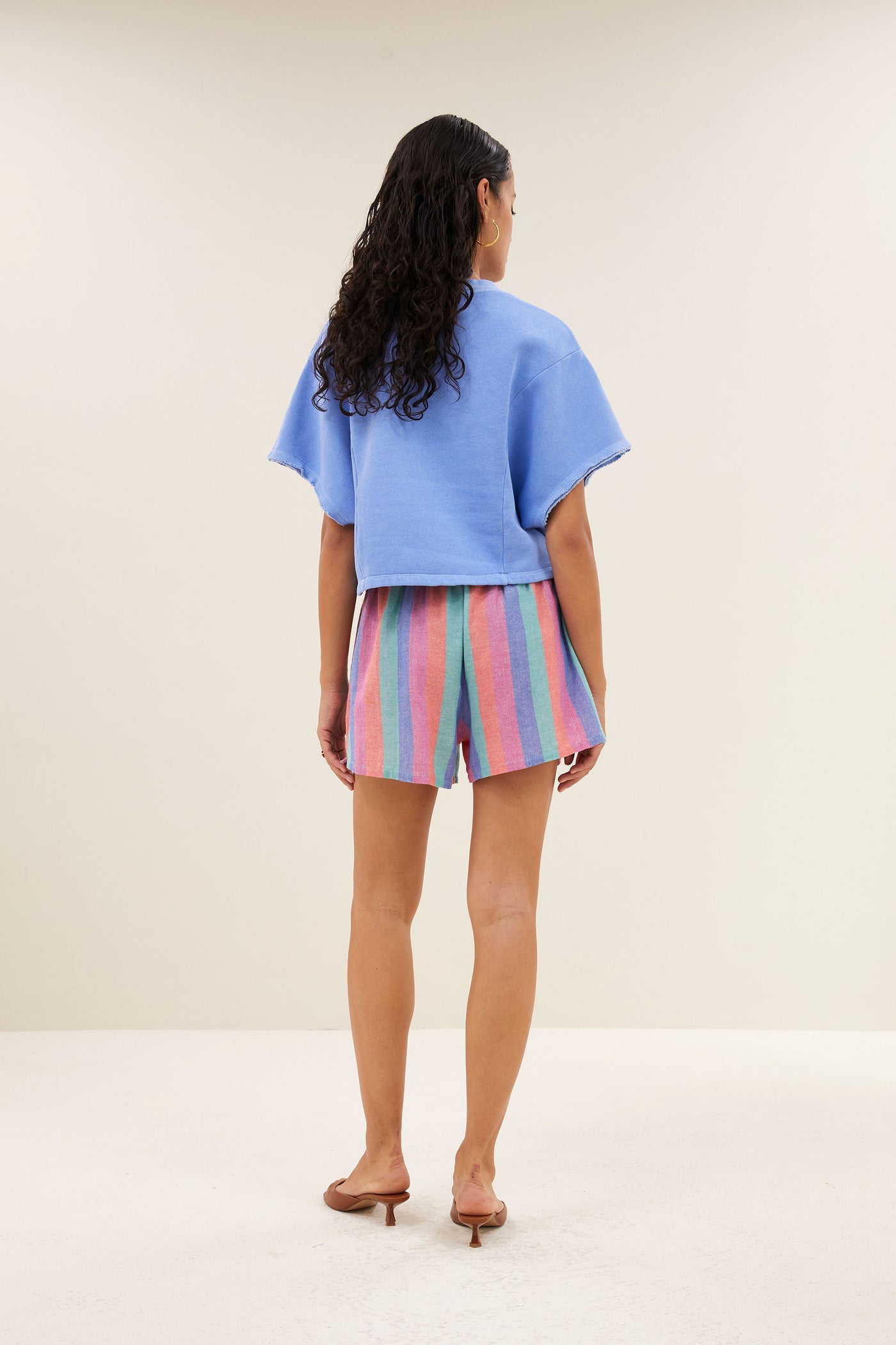 Isa Rainbow Shorts - Rainbow Stripe