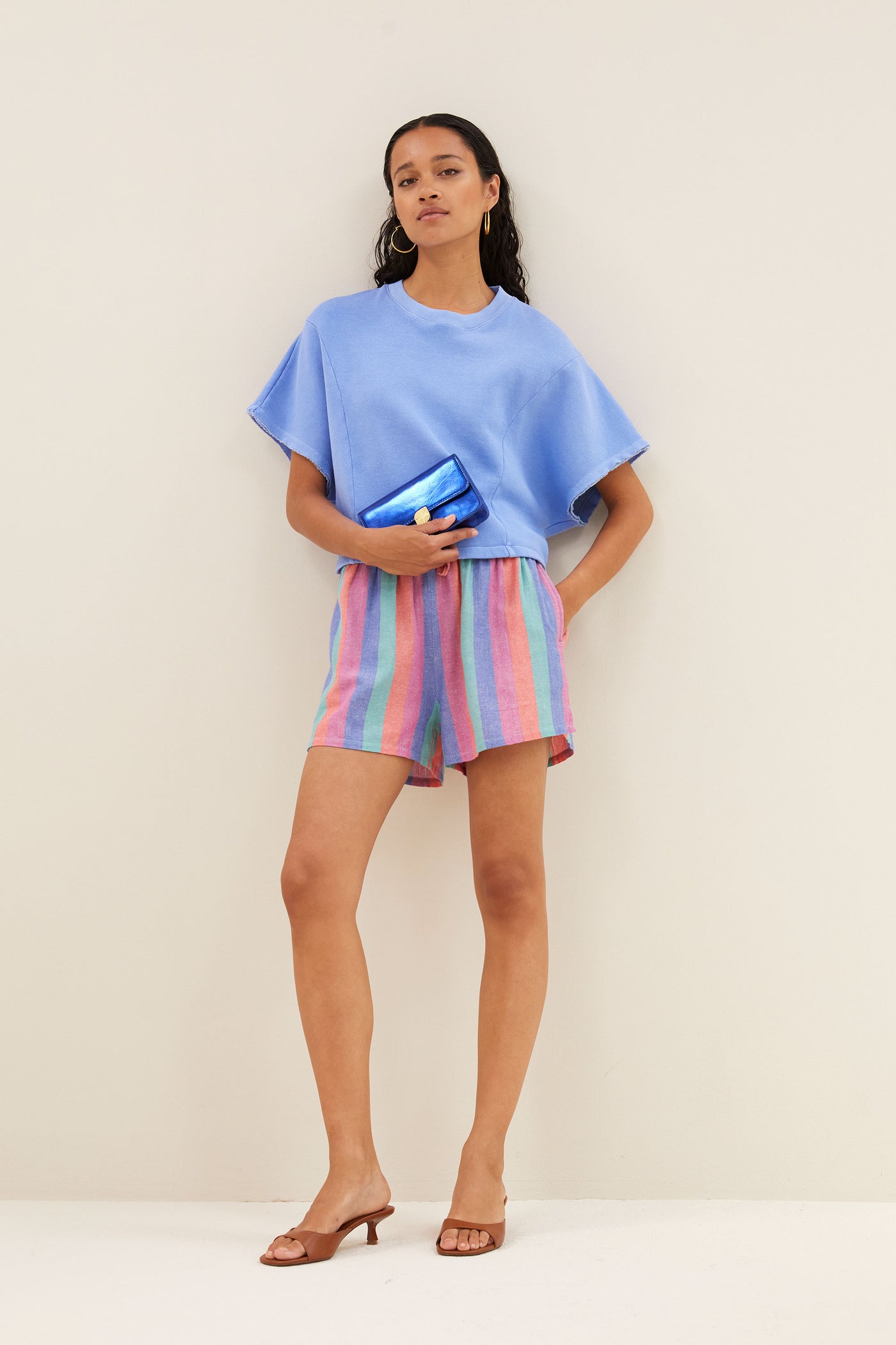 Isa Rainbow Shorts - Rainbow Stripe