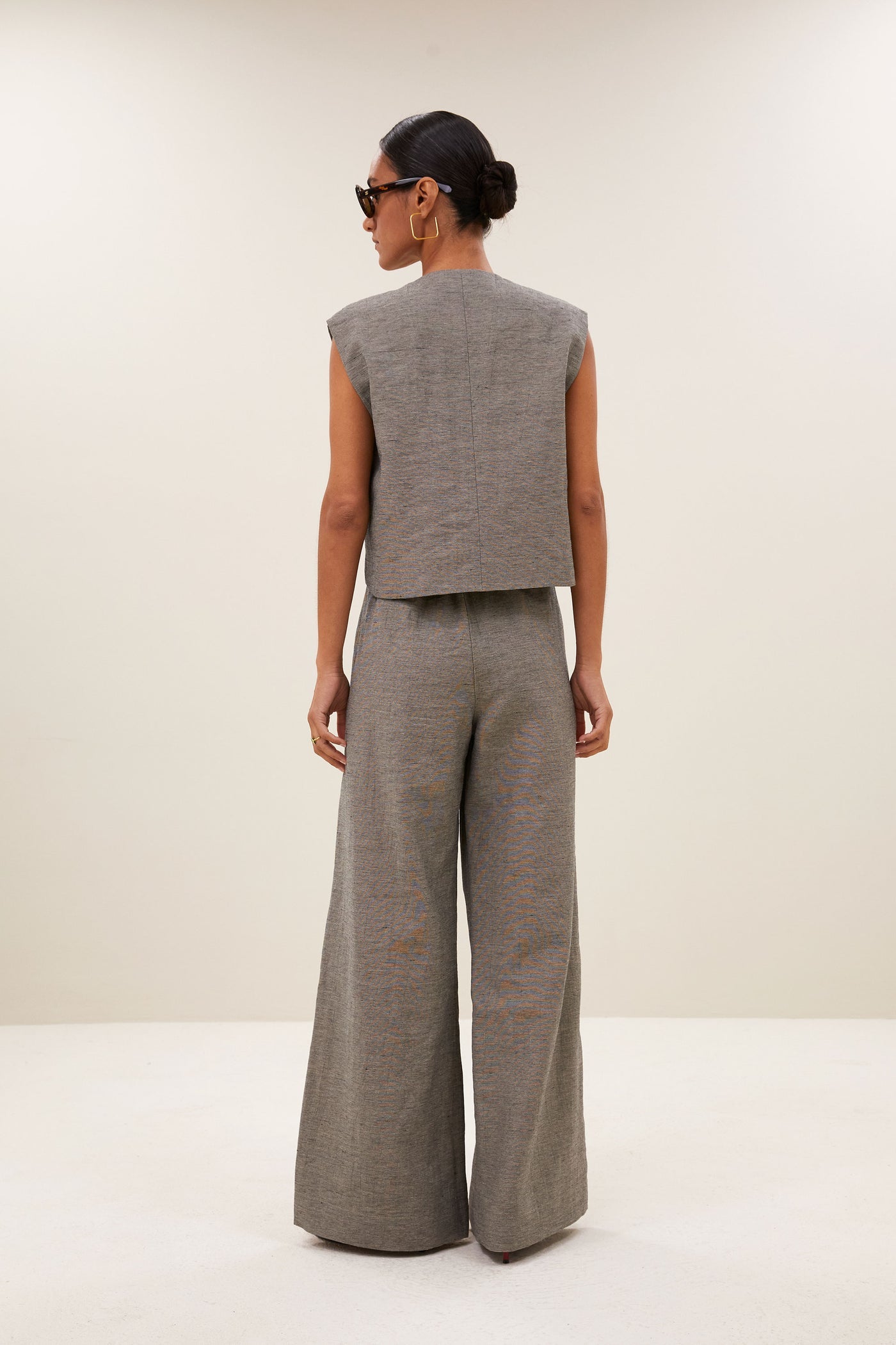 Nori Melange Gilet - Charcoal Melee