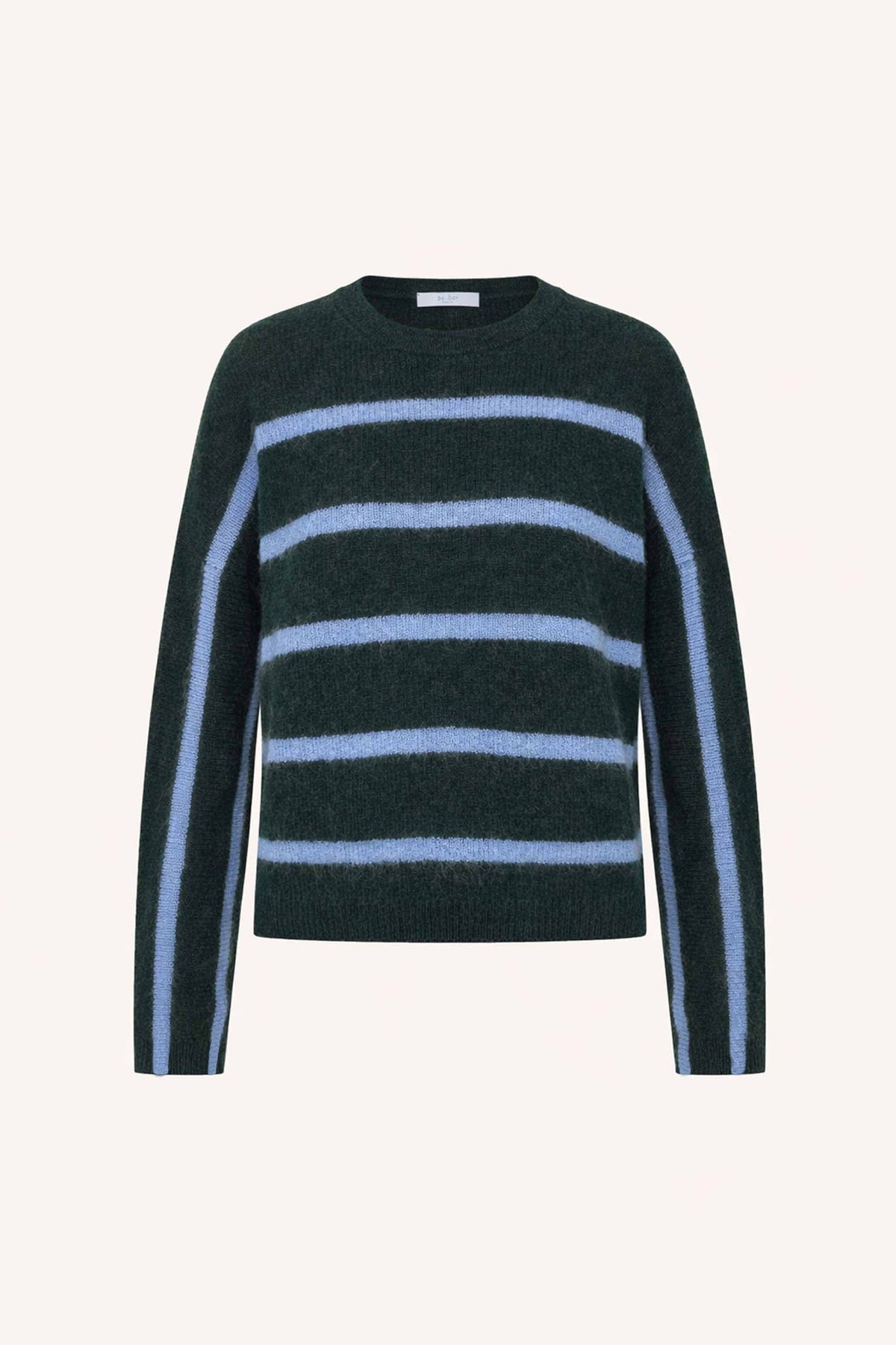 Vide Stripe Pullover - Green Cloud Stripe
