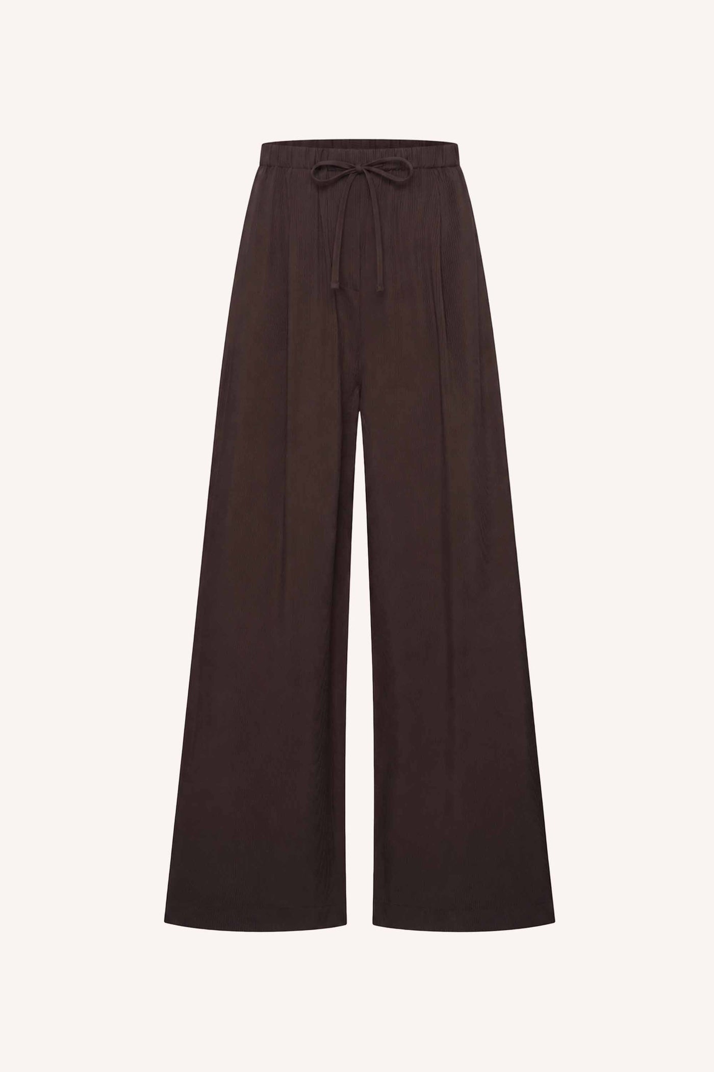 Pelle Satin Pants - Espresso