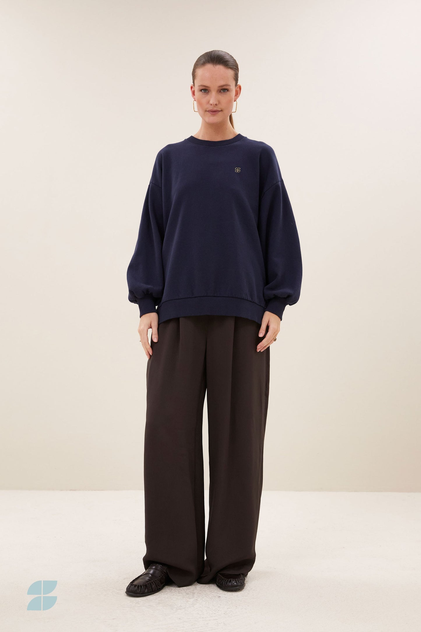 Lili Long Sweater - Uniform Blue