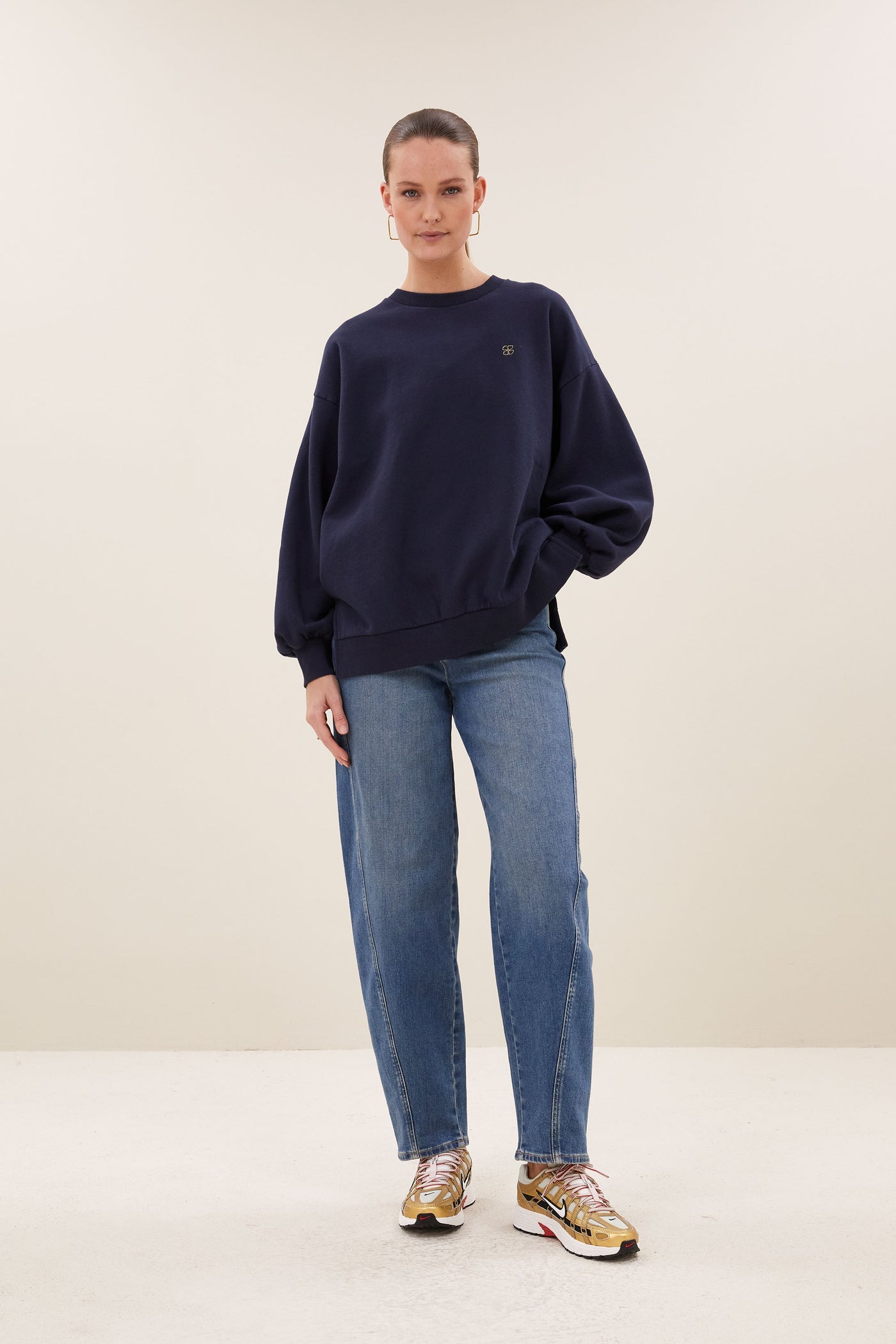 Lili Long Sweater - Uniform Blue