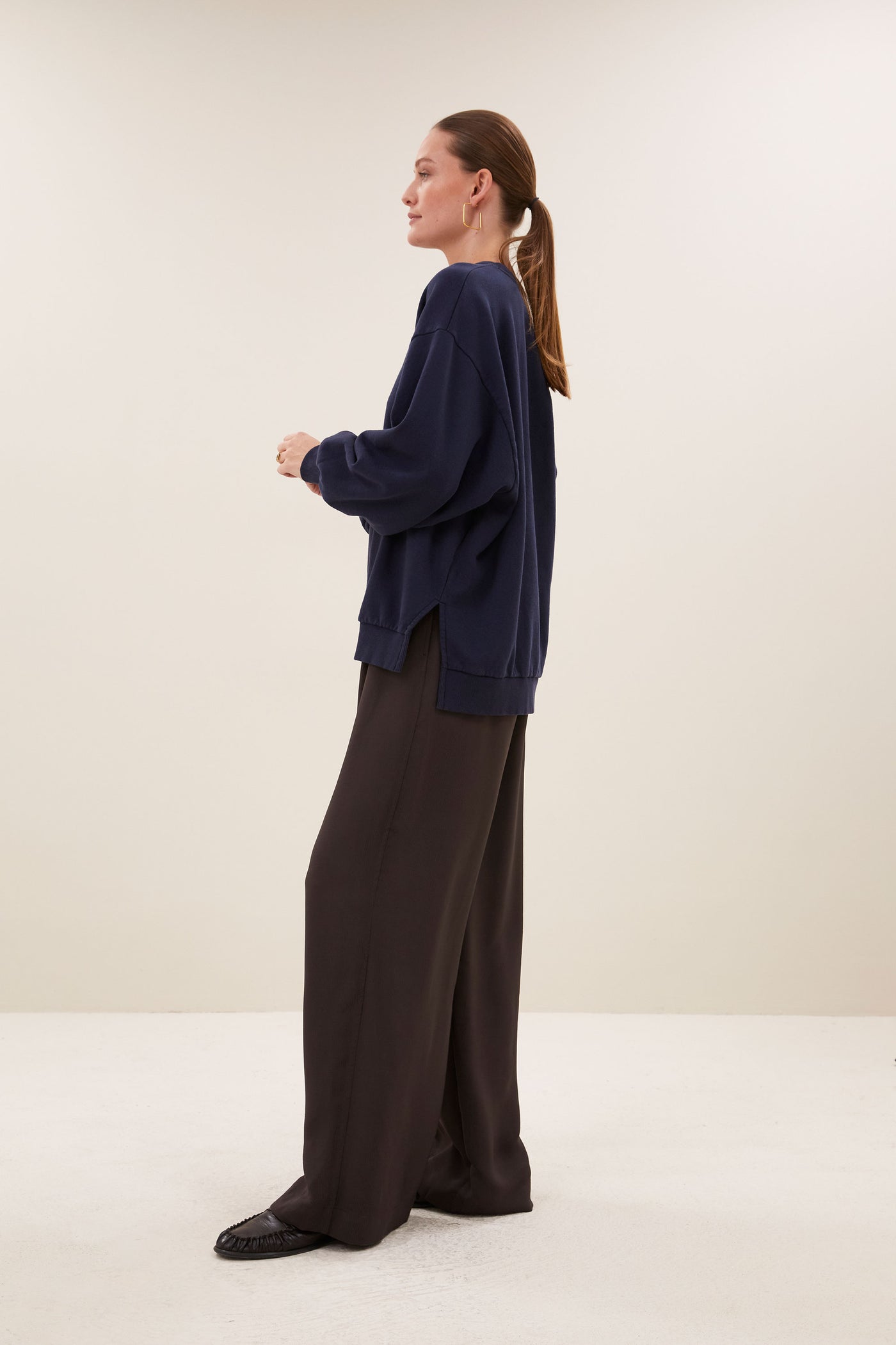 Lili Long Sweater - Uniform Blue