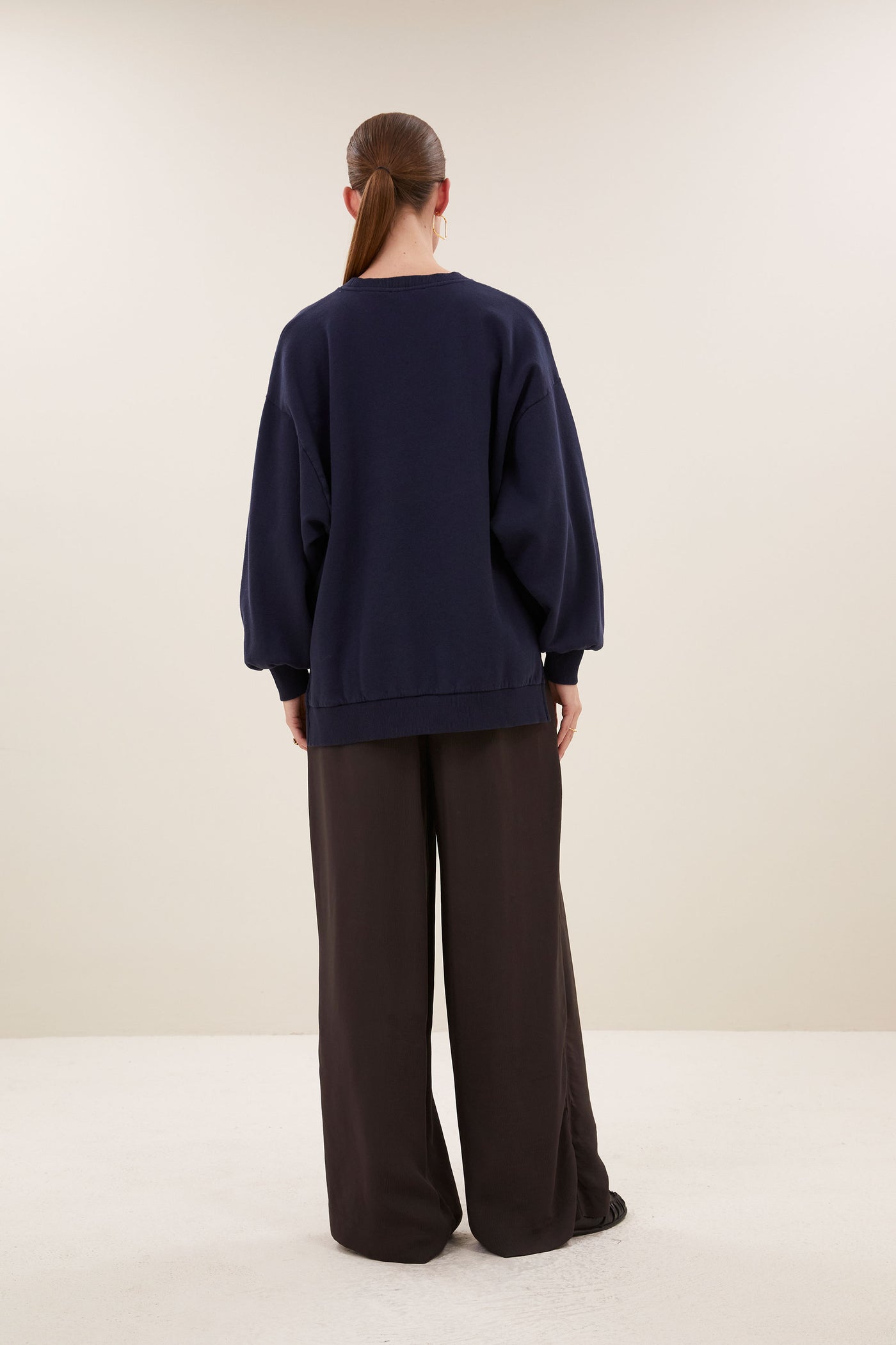Lili Long Sweater - Uniform Blue