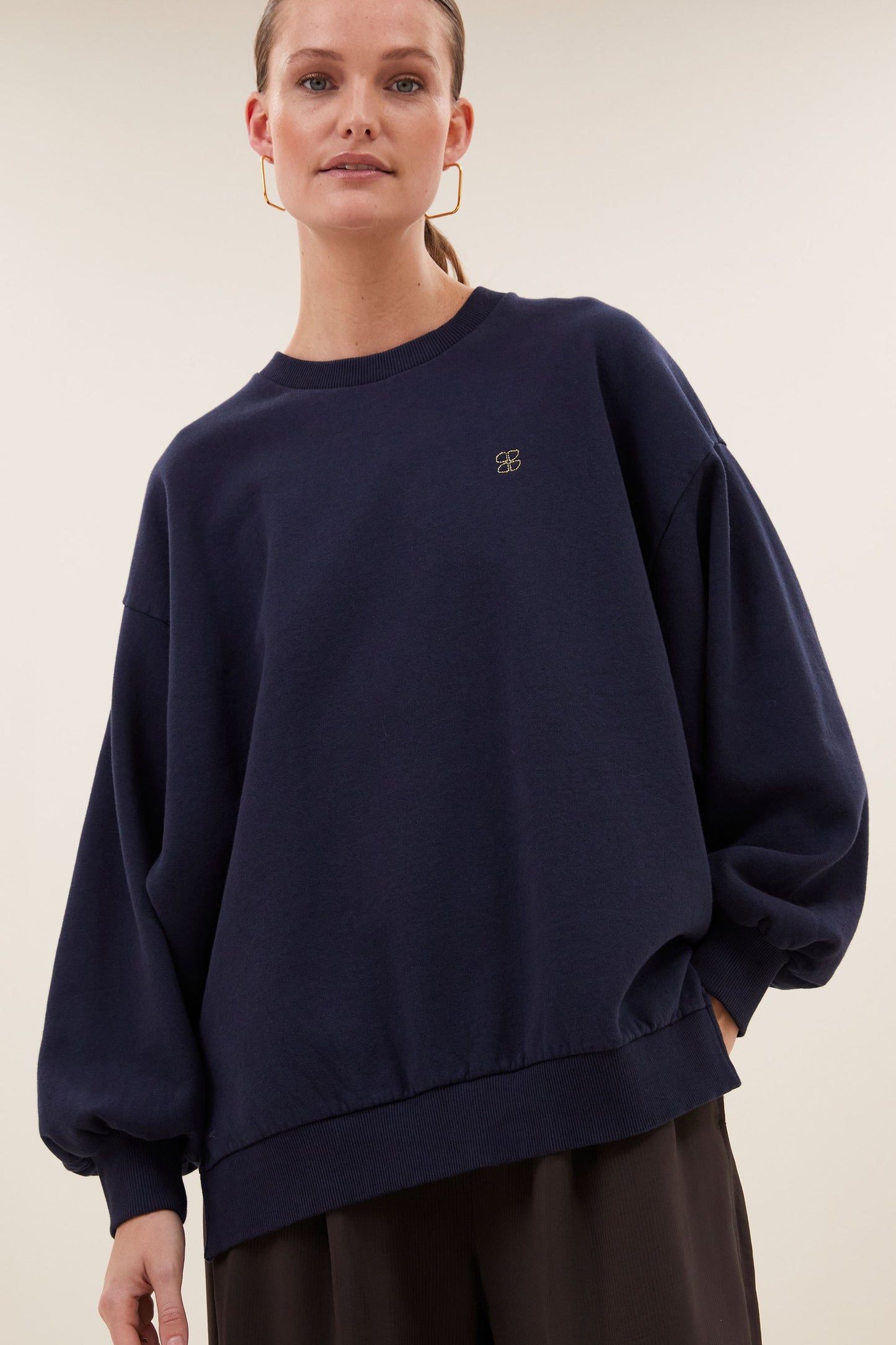 Lili Long Sweater - Uniform Blue