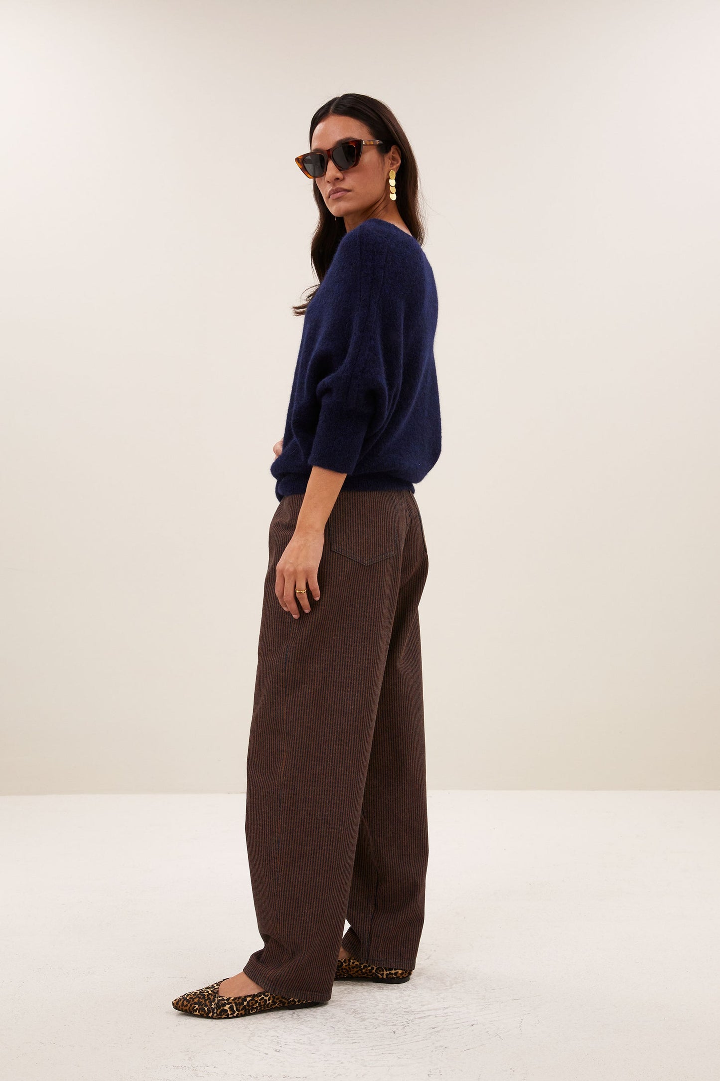 Lew Stripe Pants - Copper Stripe