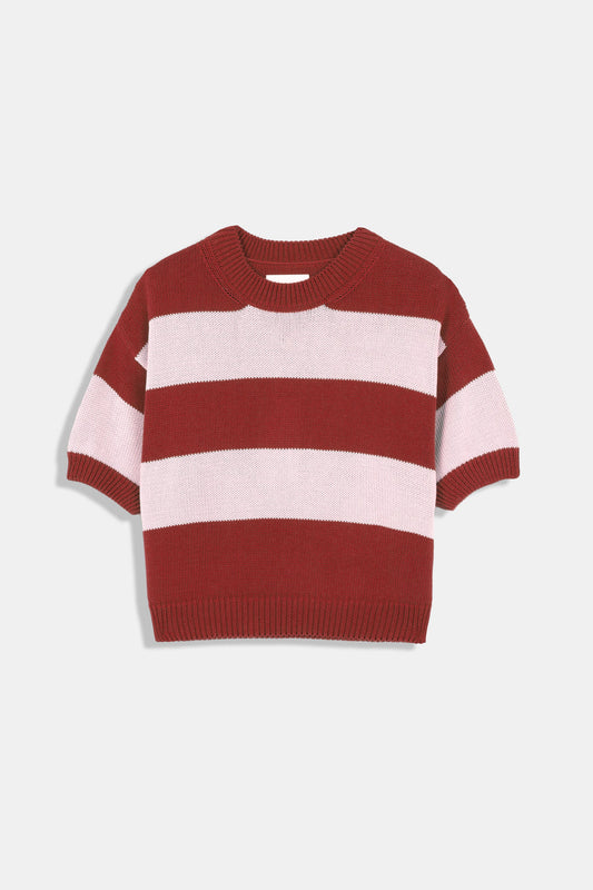 Pattie Sweater - Stripes Red