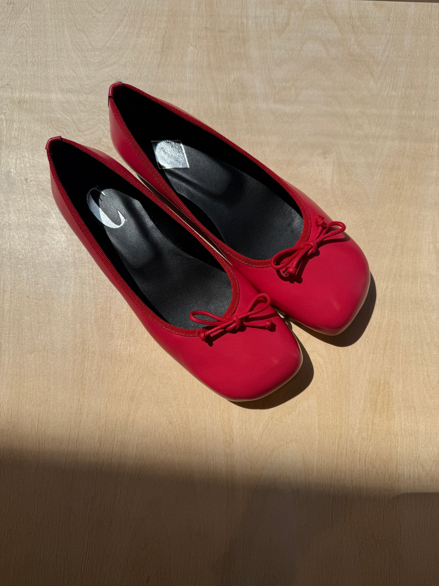Olly - Nappa Leather Red