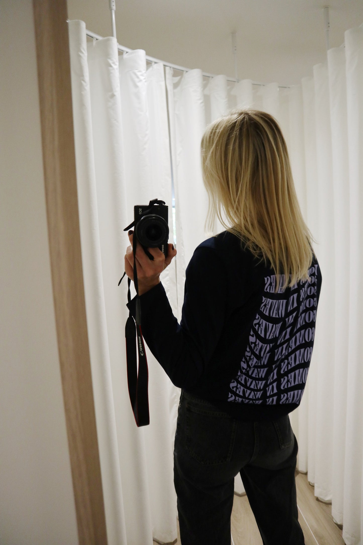 It Comes in Waves LS - Night Blue Lila