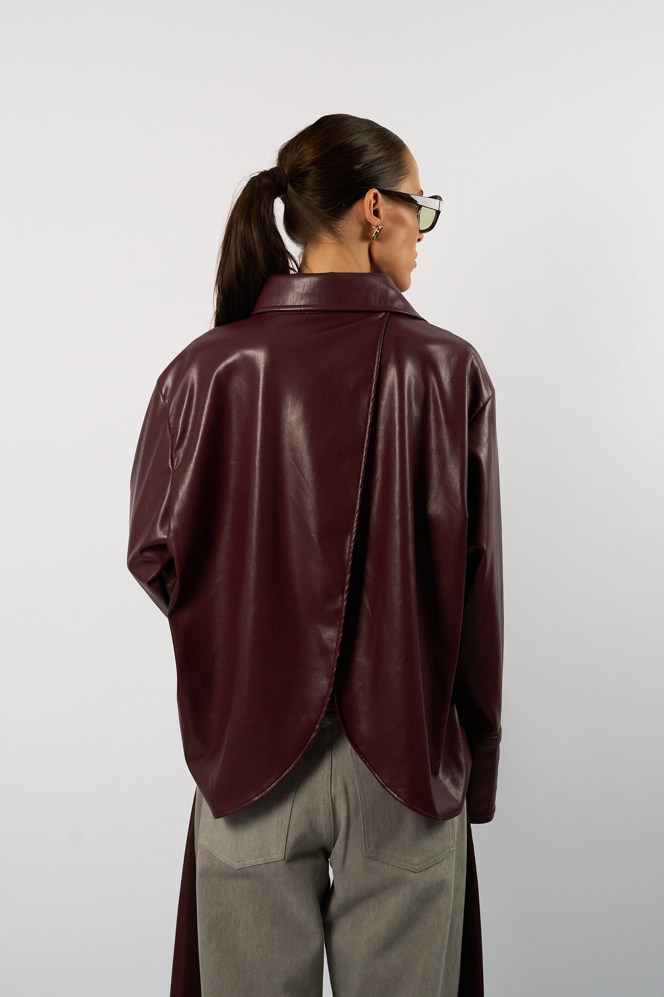 Julietta Blouse - Bordeaux