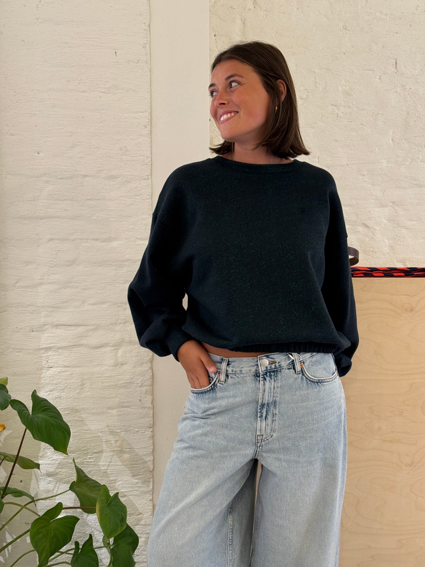 Bodil Sparkle Sweater - Midnight