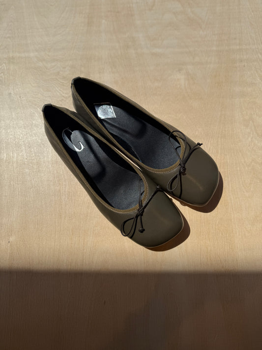 Olly - Nappa Leather Khaki