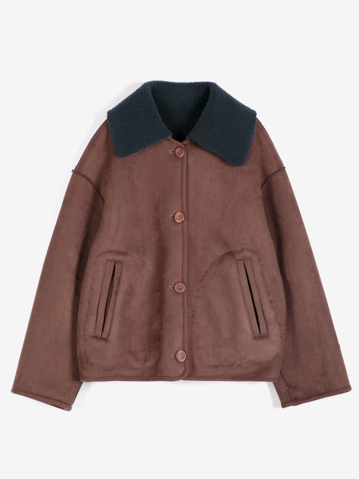 Reversible Soft Sherpa - Dark Brown
