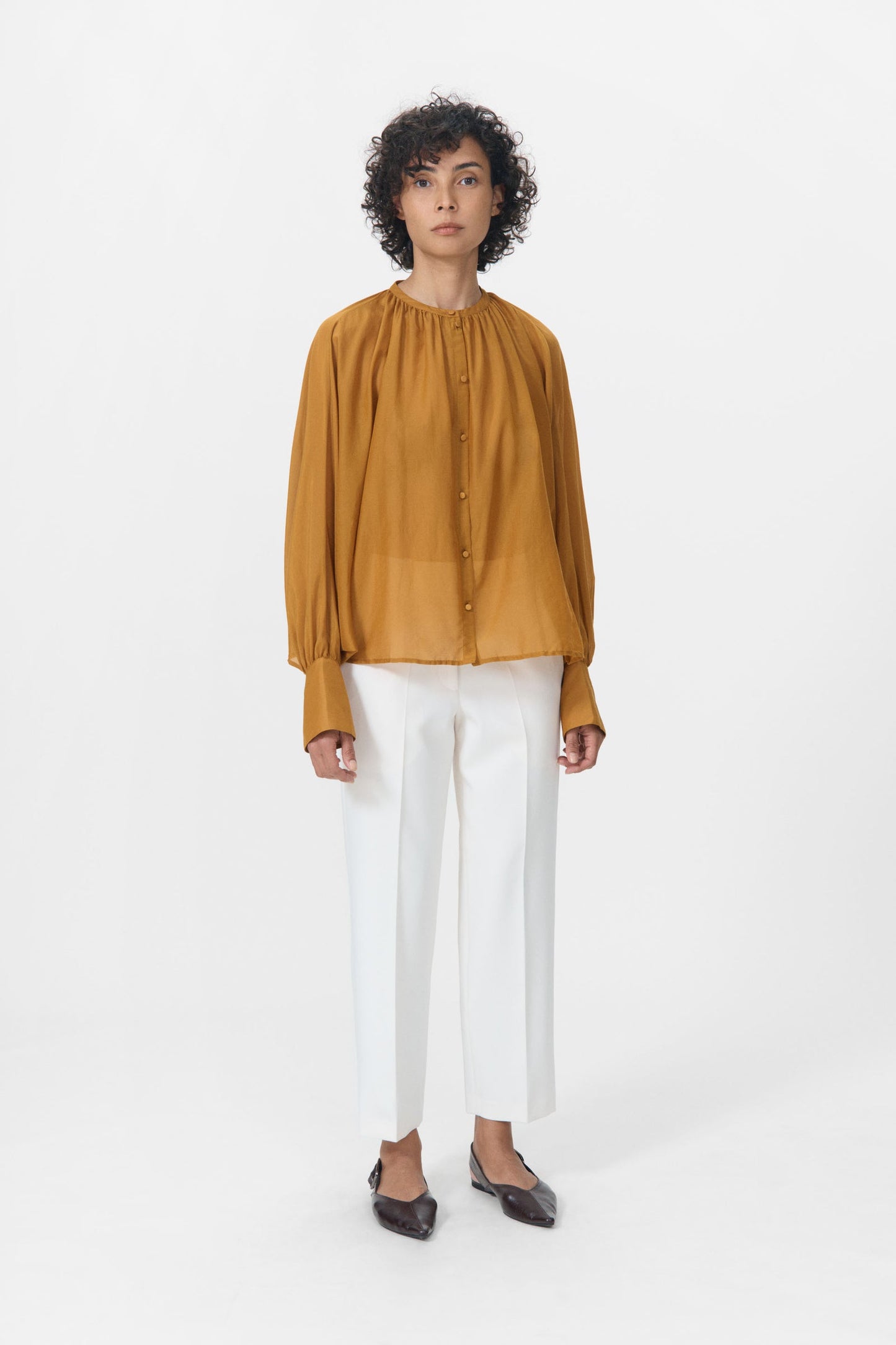 Allona Blouse - Rust