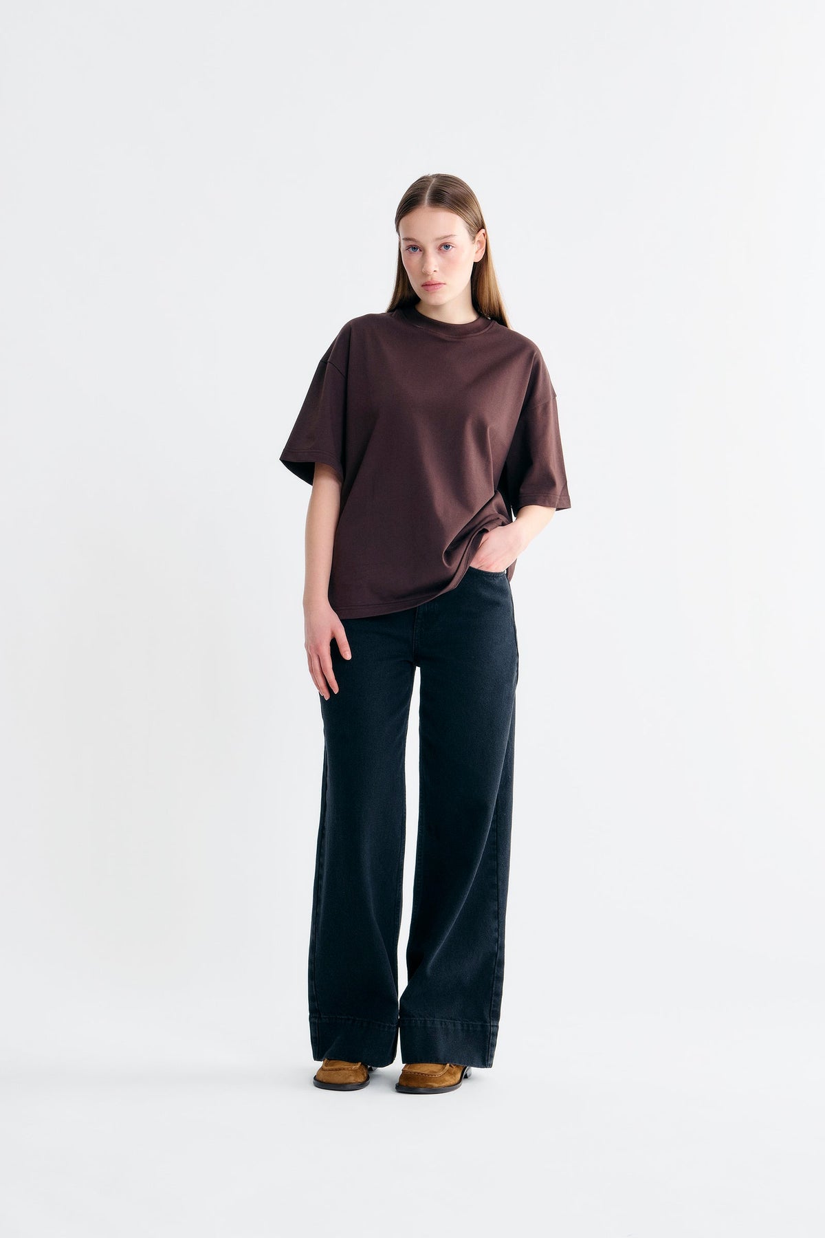 Aria T- Shirt - Chestnut