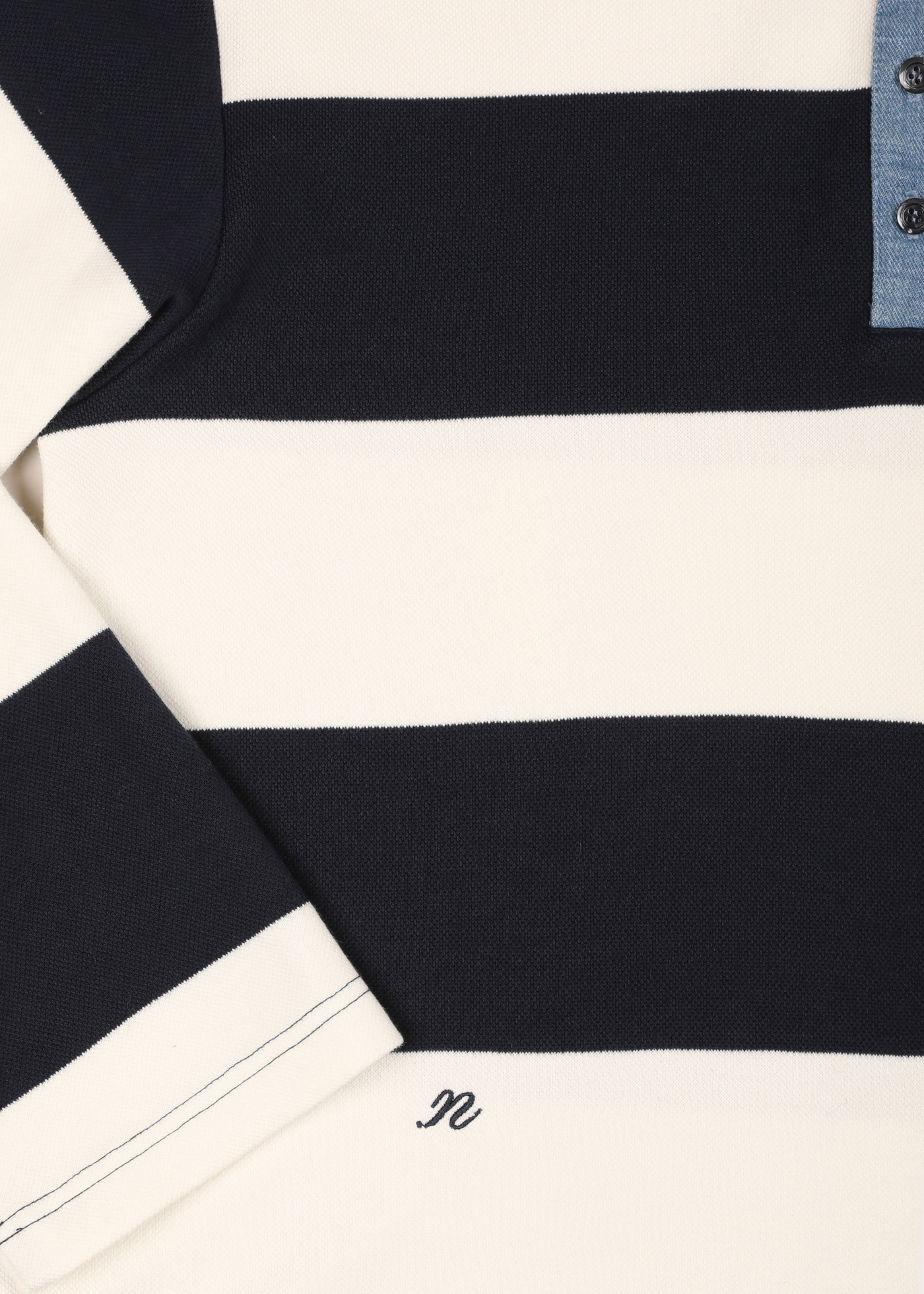 Auric Polo - Denim Blue / Ivory