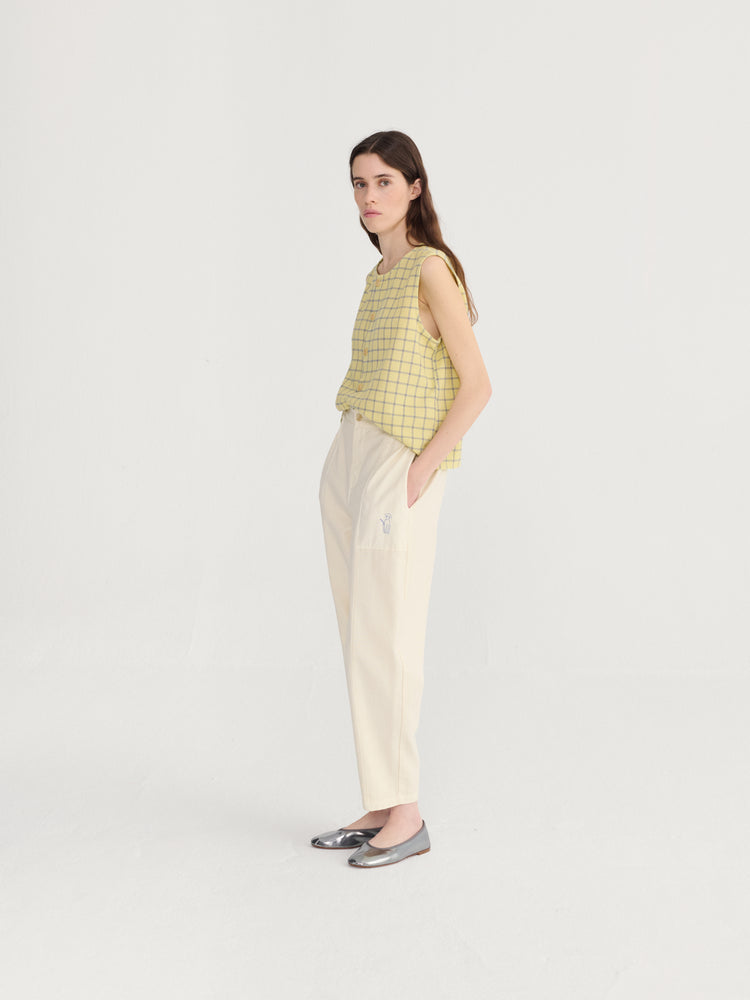 Cocoon Pants - Ecru