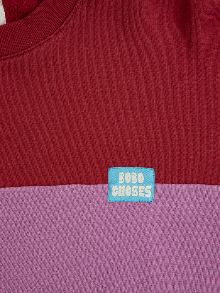 Relaxed Sweatshirt - Color Block