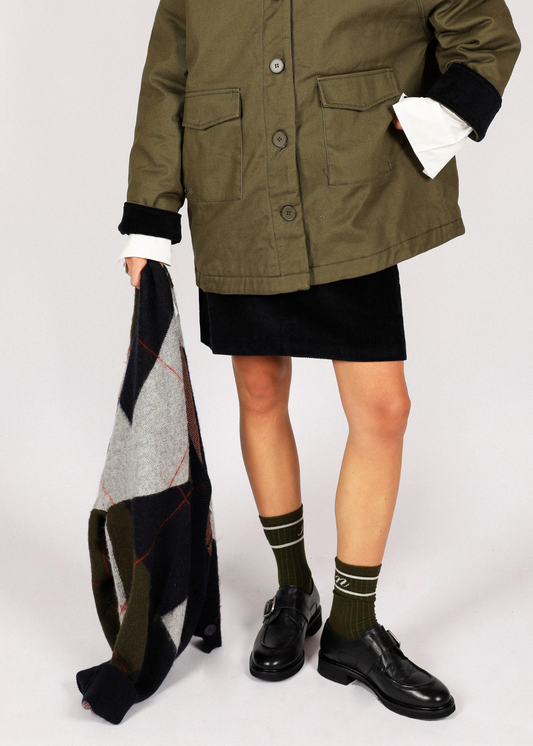 Bea Corduroy Skirt - Dark Blue