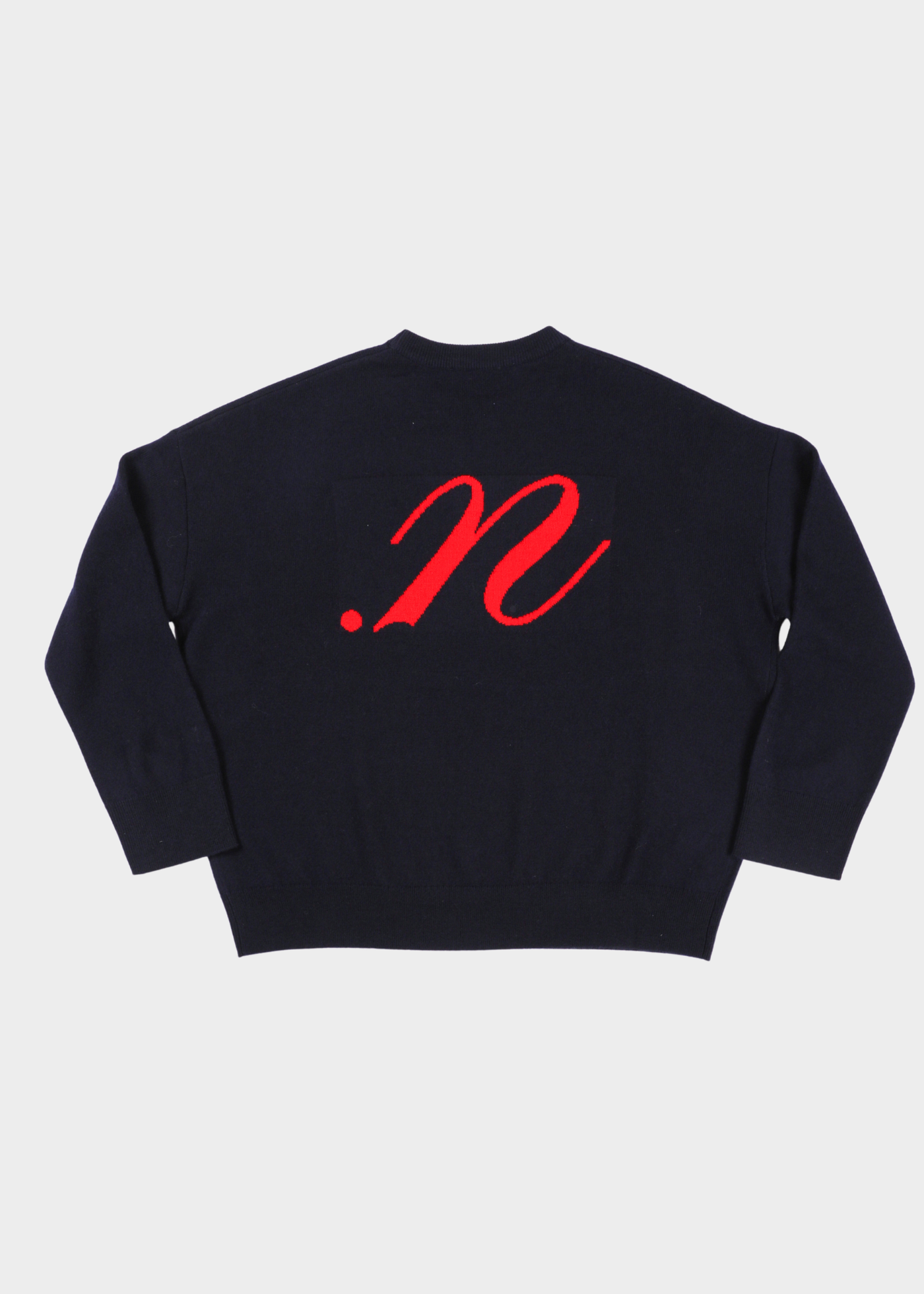 Benji Knit - Navy/Red