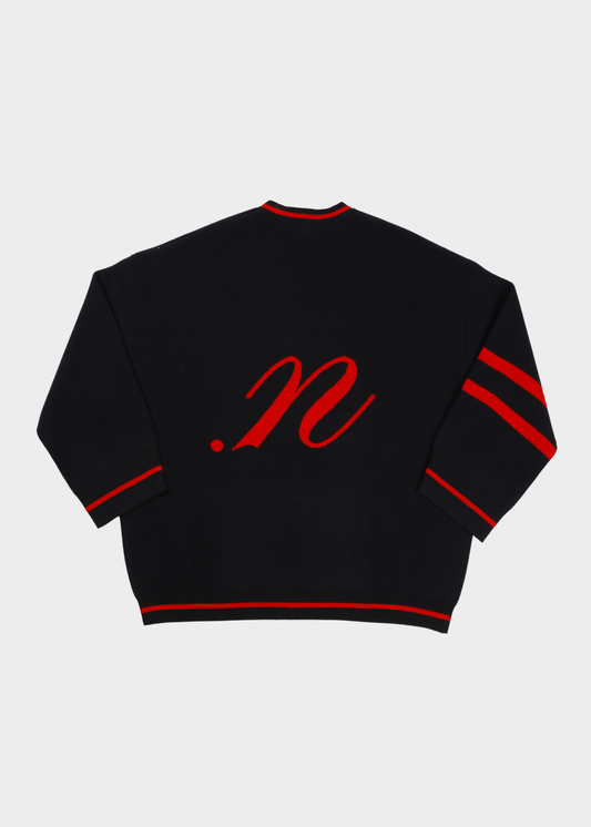 Benny Cardigan - Navy / Red